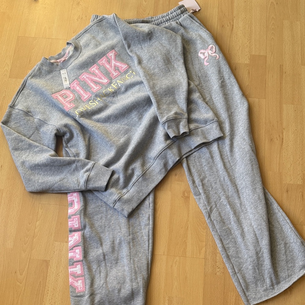 Love Shack Fancy VS Pink Sweatsuit NWT Medium